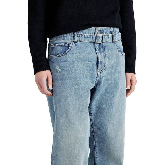 Proenza Schouler Ellsworth Belted Jean in Classic Wash 24 - Picture 3 of 6